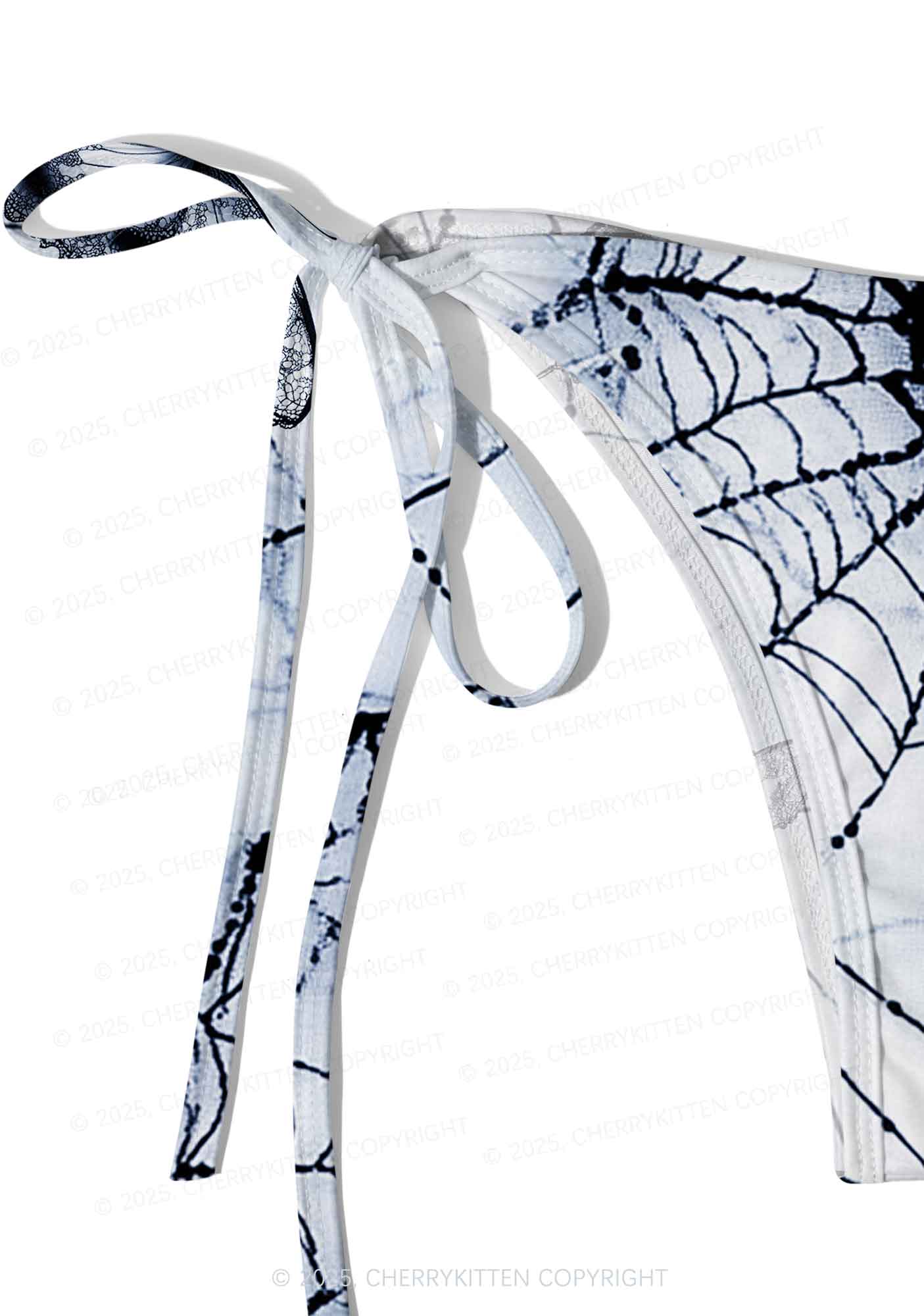 Web And Butterflies Y2K Print Bikini Set Cherrykitten