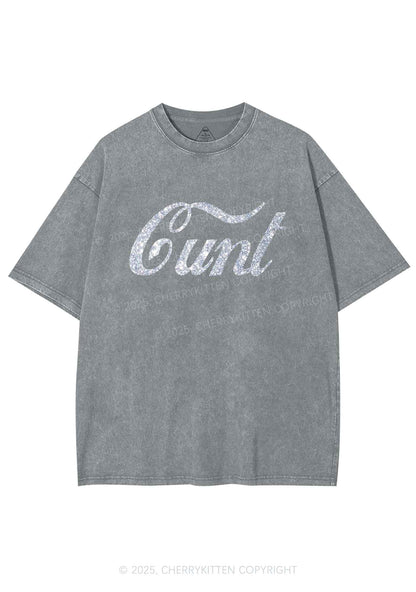 Glitter Special Cxxt Y2K Shirts Washed Tee Cherrykitten