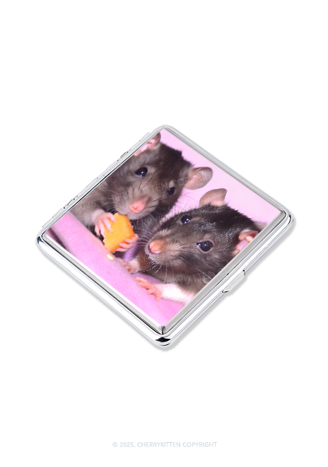 Cheese Rat Y2K Cigarette Case Cherrykitten