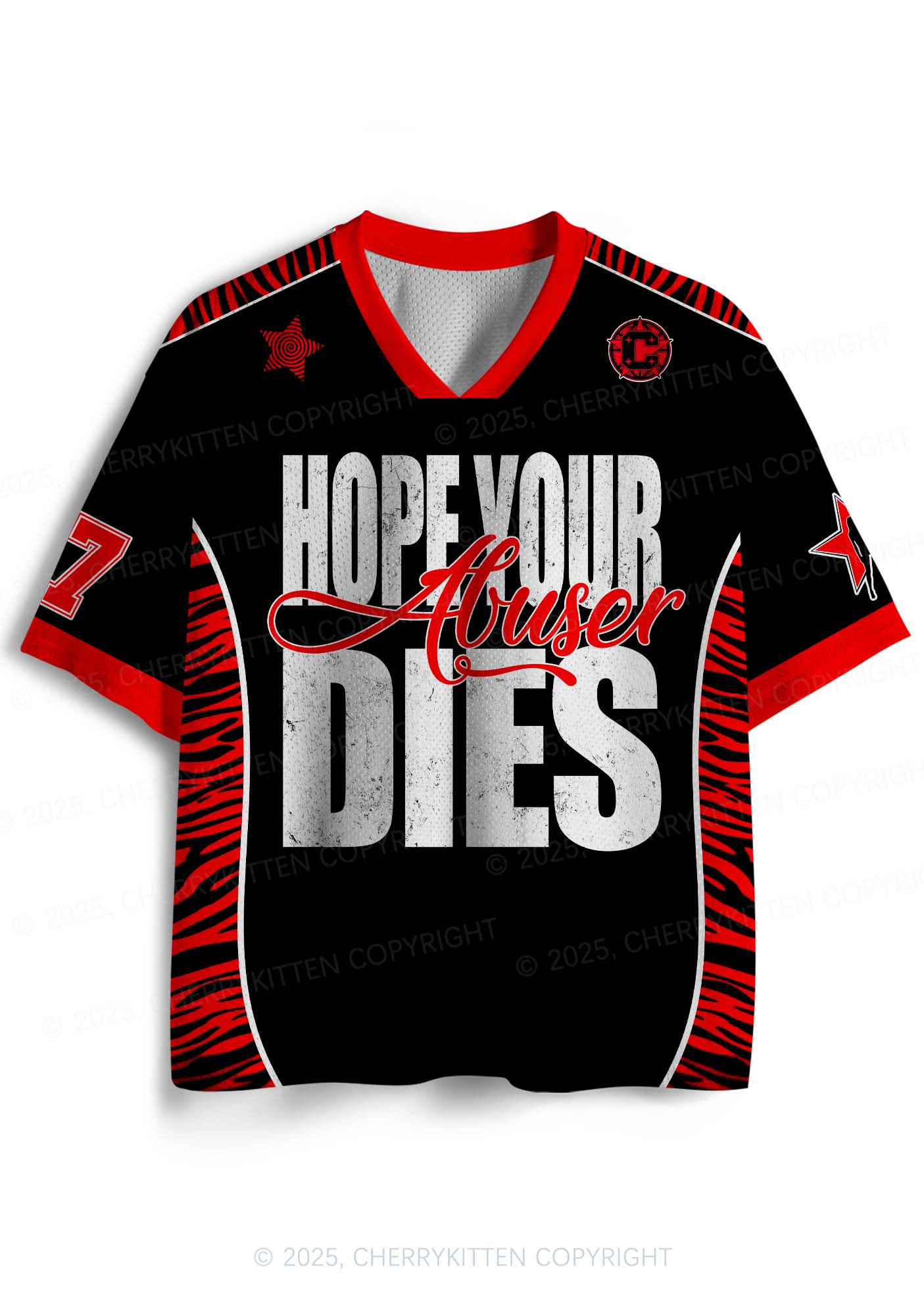 Custom Abuser Dies Y2K Sport Jersey Shirts Cherrykitten