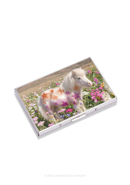 Lesbian Stars Pony Pride Y2K Mirror Cigarette Case Cherrykitten