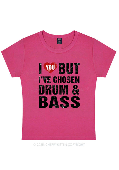 Chosen Drum And Bass Y2K Baby Tee Cherrykitten