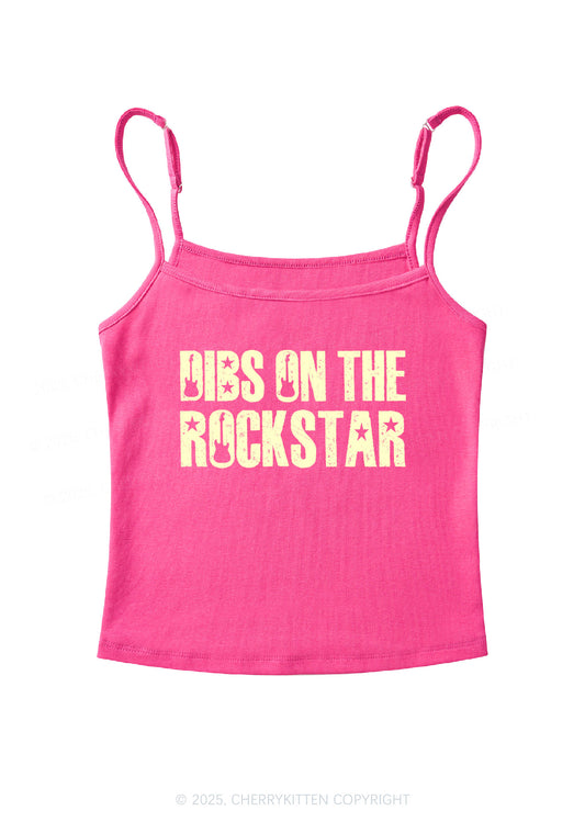 Dibs On The Rockstar Y2K Spaghetti Strap Cami Cherrykitten