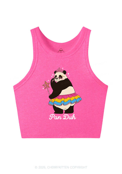 Pan Duh Pride Y2K Crop Tank Top Cherrykitten