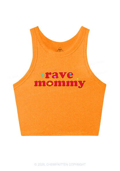 Rave Mommy Y2K Crop Tank Top Cherrykitten