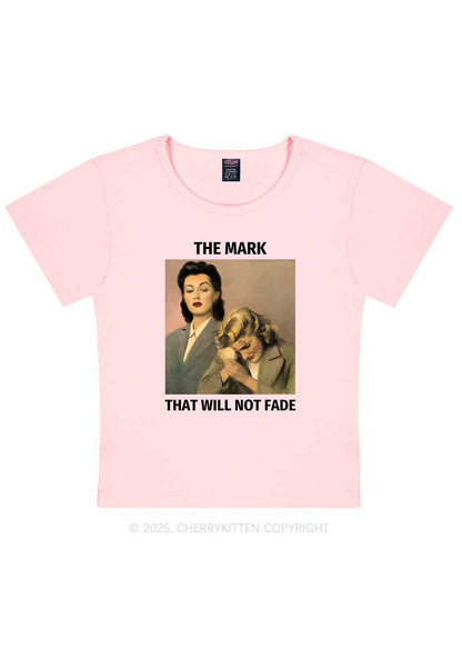 Mark Will Not Fade Pride Y2K Baby Tee Cherrykitten