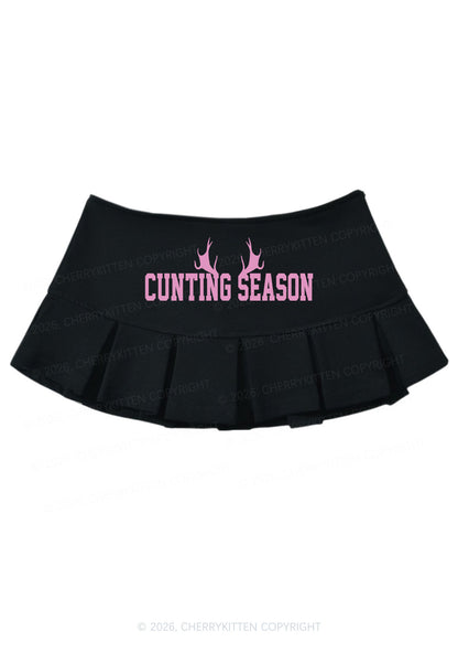Cunting Season Y2K Mini Pleated Skirts Cherrykitten