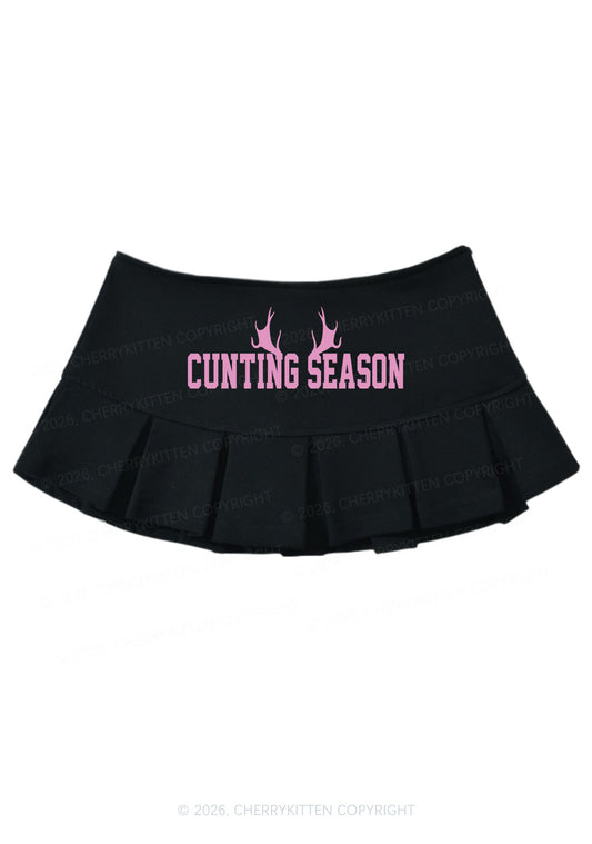 Cunting Season Y2K Mini Pleated Skirts Cherrykitten