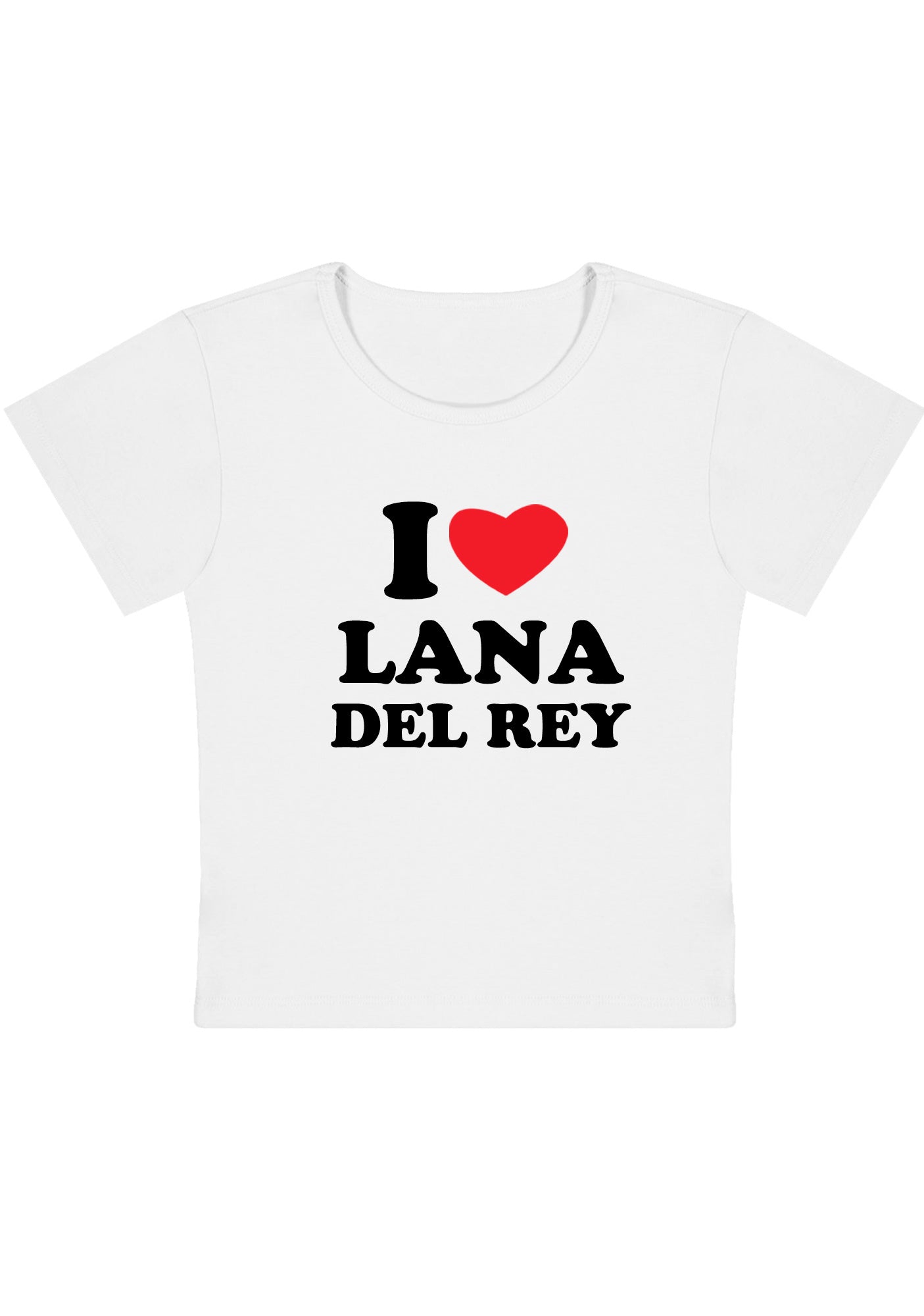 I Love Lanx Del Rey Y2K Baby Tee