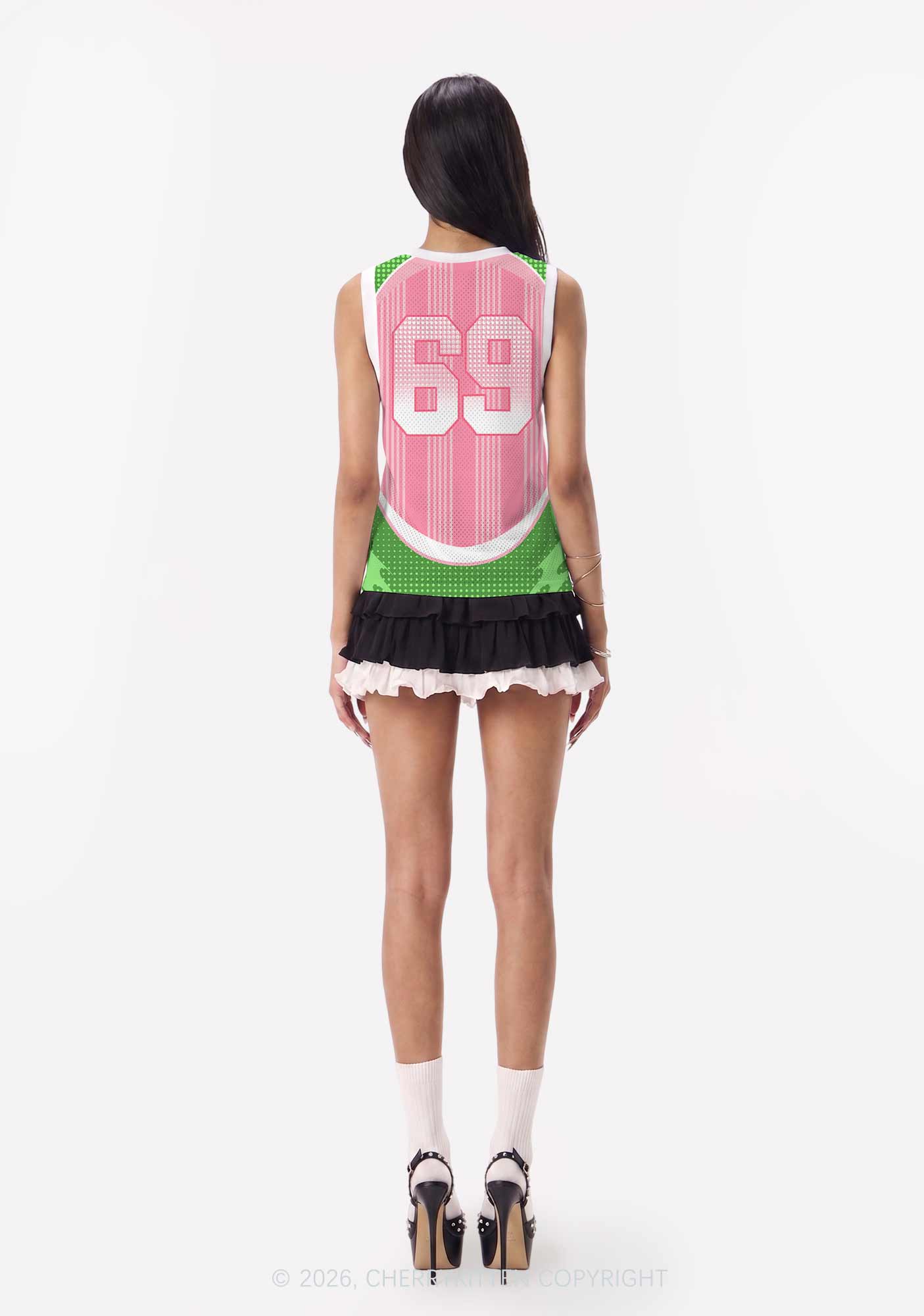 Femme Fatale Pride Y2K Sport Jersey Tank Cherrykitten