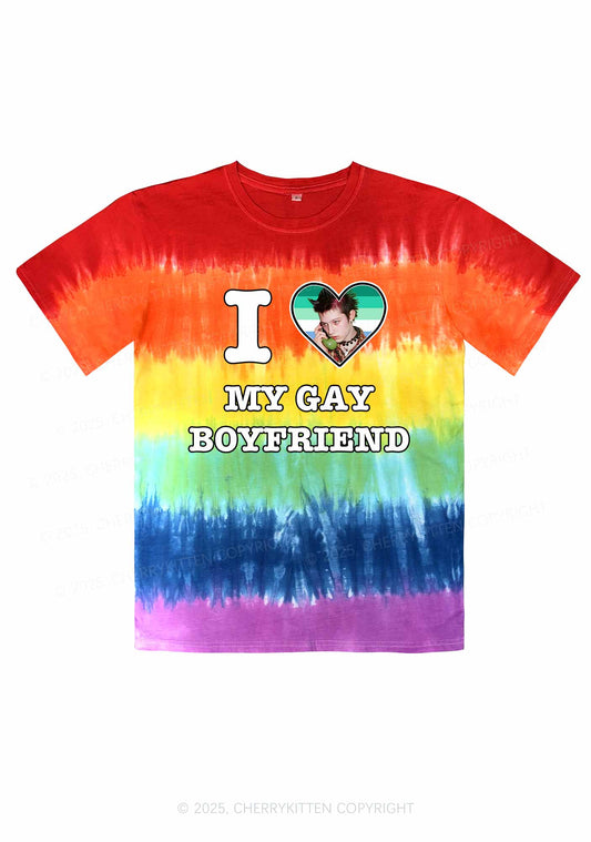 Custom My Gay BF Pride Y2K Tie Dye Shirts Cherrykitten