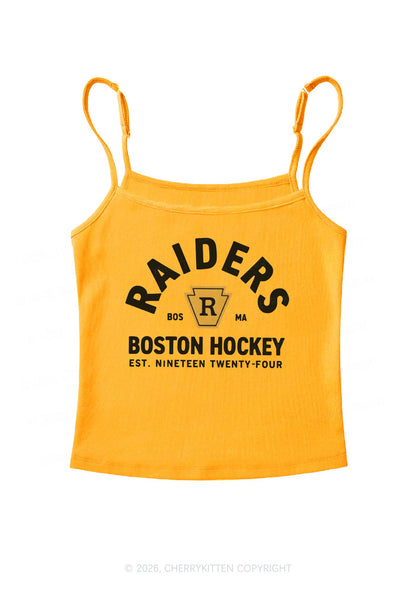 Boston Hockey HR Y2K Spaghetti Strap Cami Cherrykitten