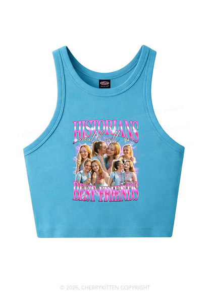 Custom Best Friends Photos Pride Y2K Crop Tank Top Cherrykitten