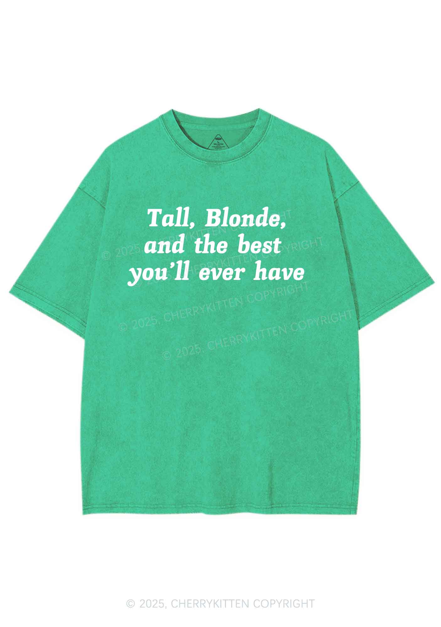 Best Tall Blonde Y2K Shirts Washed Tee Cherrykitten