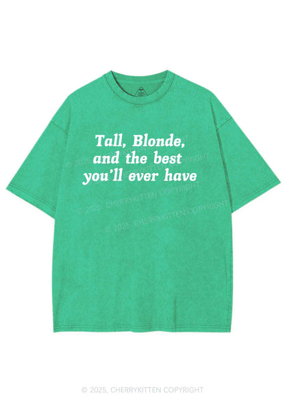 Best Tall Blonde Y2K Shirts Washed Tee Cherrykitten