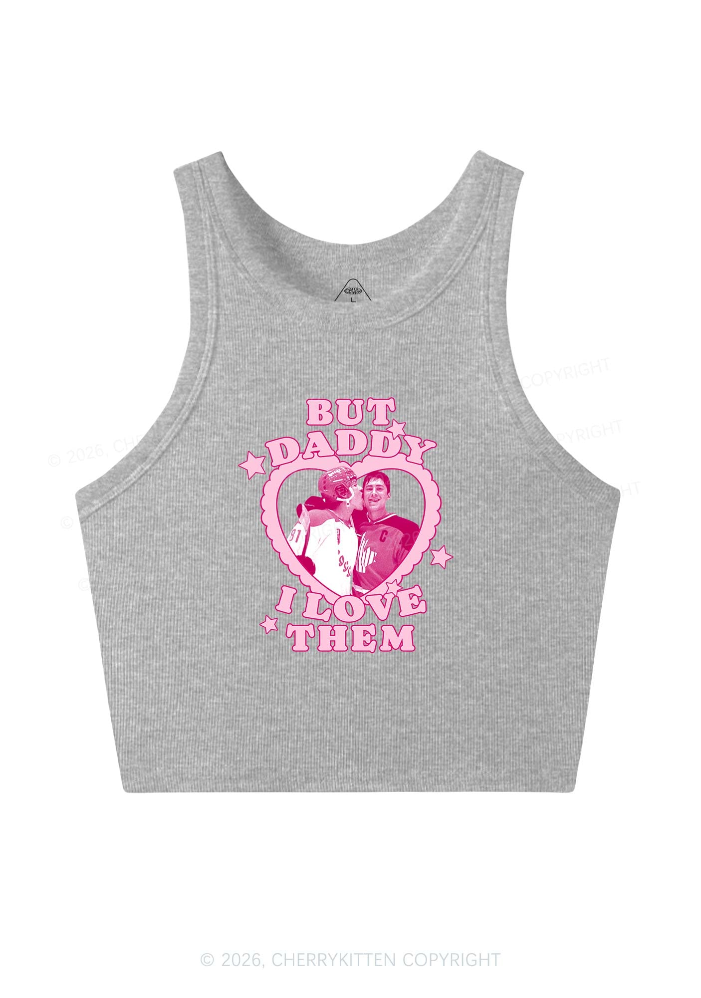 But Daddy I Love Them HR Y2K Crop Tank Top Cherrykitten