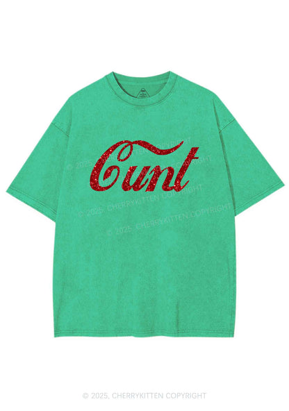 Glitter Special Cxxt Y2K Shirts Washed Tee Cherrykitten