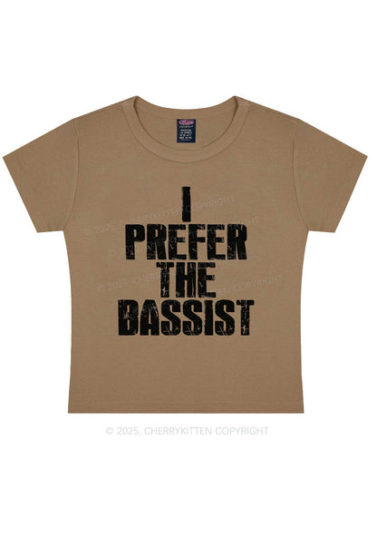 I Prefer The Bassist Y2K Baby Tee Cherrykitten