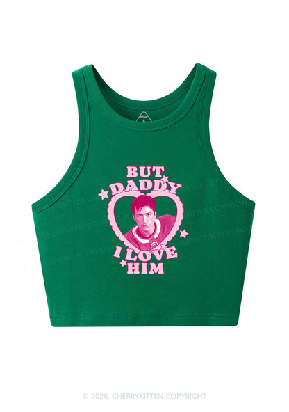 But Daddy I Love HW Y2K Crop Tank Top Cherrykitten