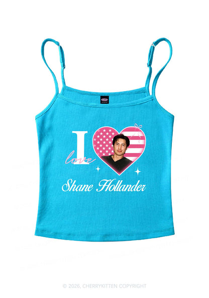 I Love SH HR Y2K Spaghetti Strap Cami Cherrykitten