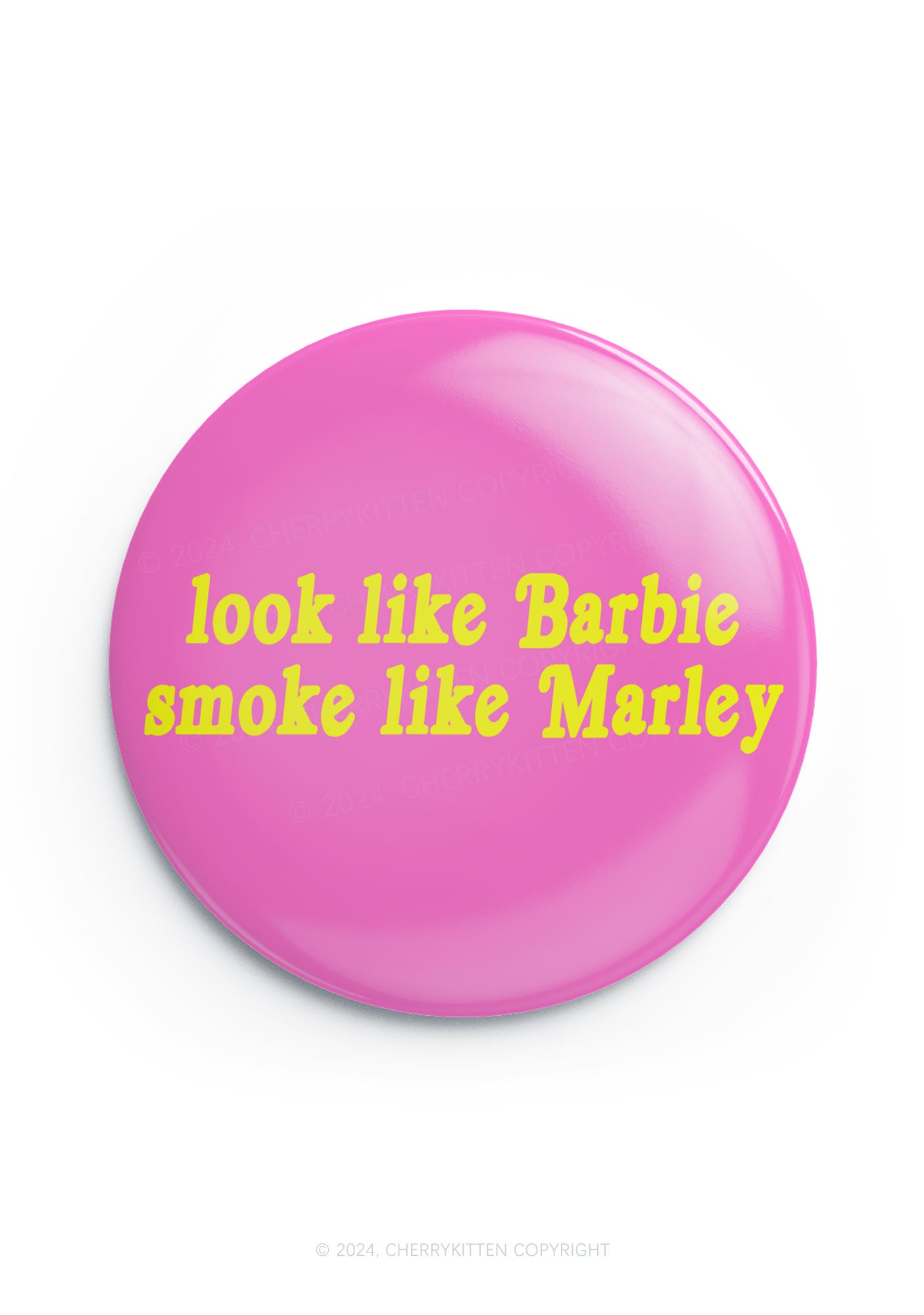 Smoke Like Marley 1Pc Y2K Pin Badge Cherrykitten
