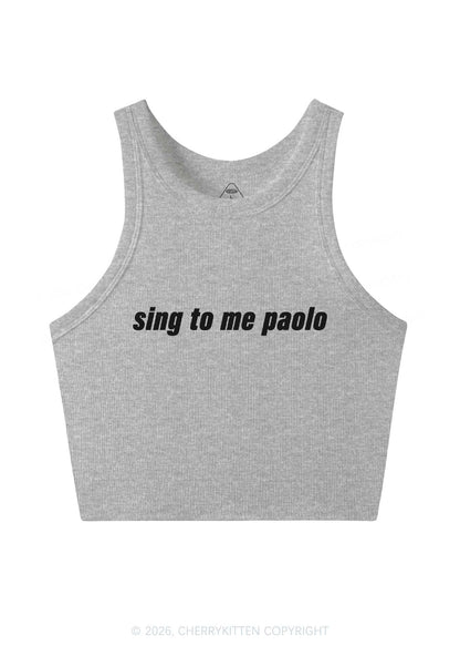 Sing To Me Y2K Crop Tank Top Cherrykitten