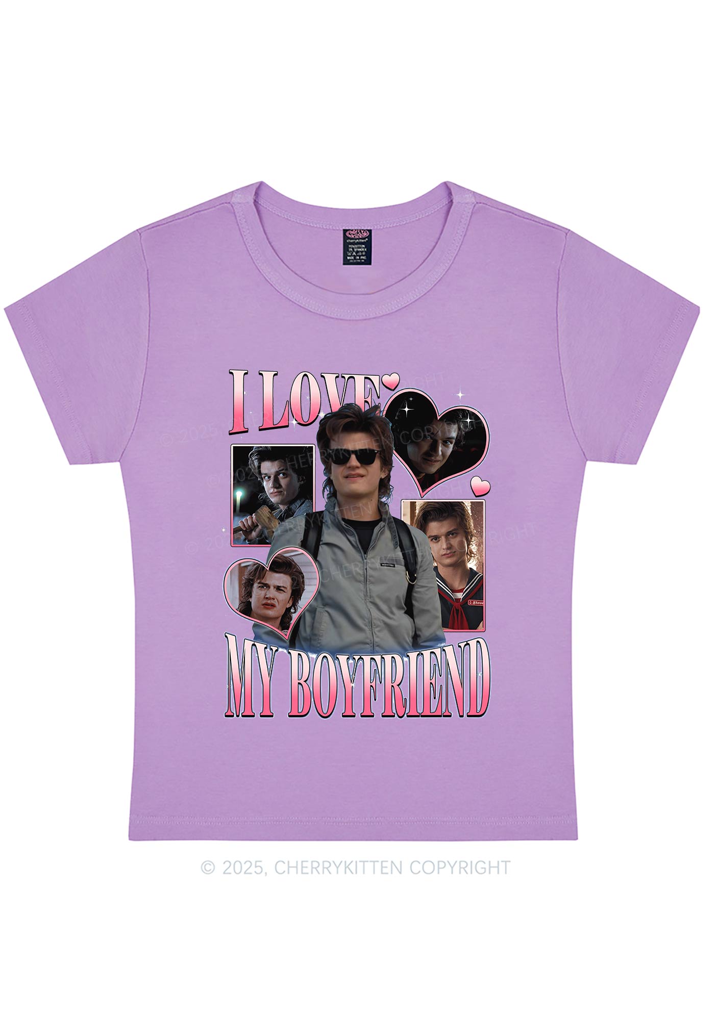 I Love My BF SH Y2K Baby Tee Cherrykitten
