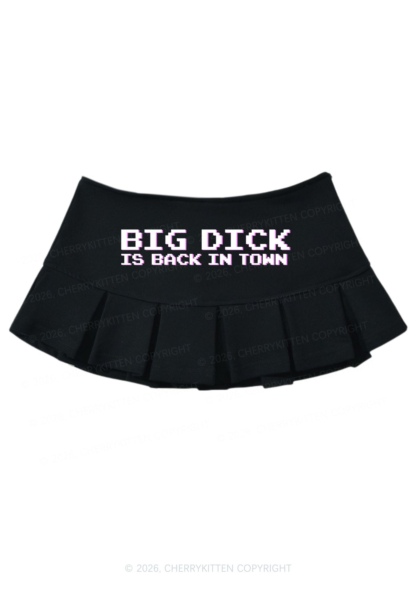 Big Is Back In Town Y2K Mini Pleated Skirts Cherrykitten