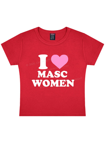 I Love Masc Women Pride Y2K Baby Tee Cherrykitten