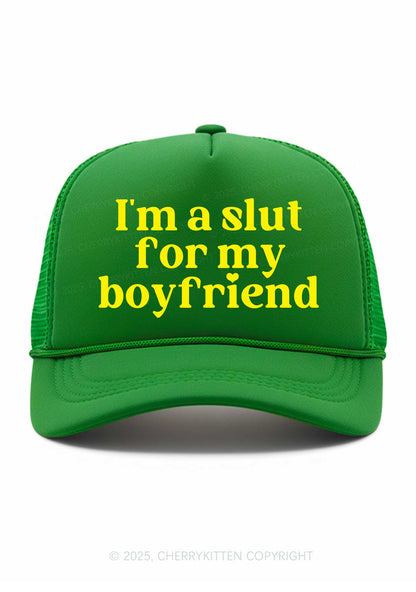 Slxt For My BF Valentine's Day Y2K Trucker Hat Cherrykitten