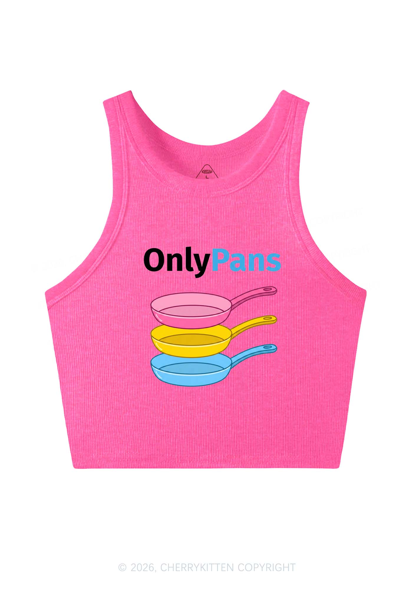 Only Pans Pride Y2K Crop Tank Top Cherrykitten