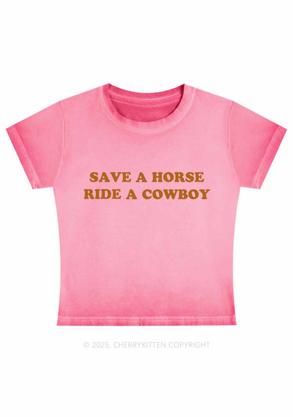 Save A Horse Y2K Vintage Classic Tee Cherrykitten