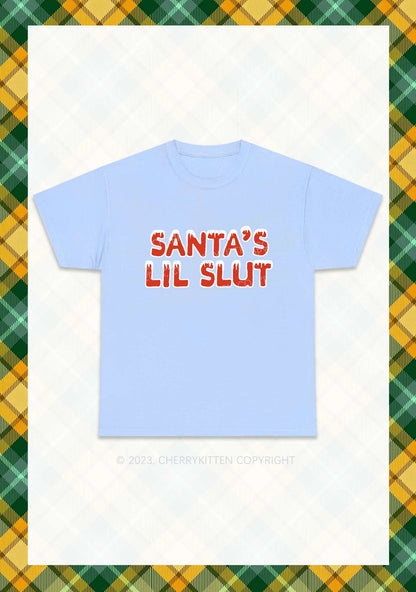 Santa's Lil Slxt Christmas Y2K Chunky Shirt Cherrykitten