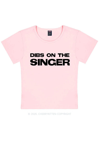 Dibs On The Singer Y2K Baby Tee Cherrykitten