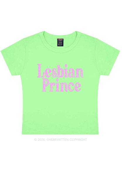 Lesbian Prince Pride Y2K Baby Tee Cherrykitten