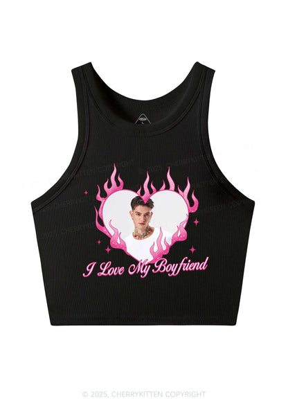 Custom Love Girlfriend Y2K Crop Tank Top Cherrykitten