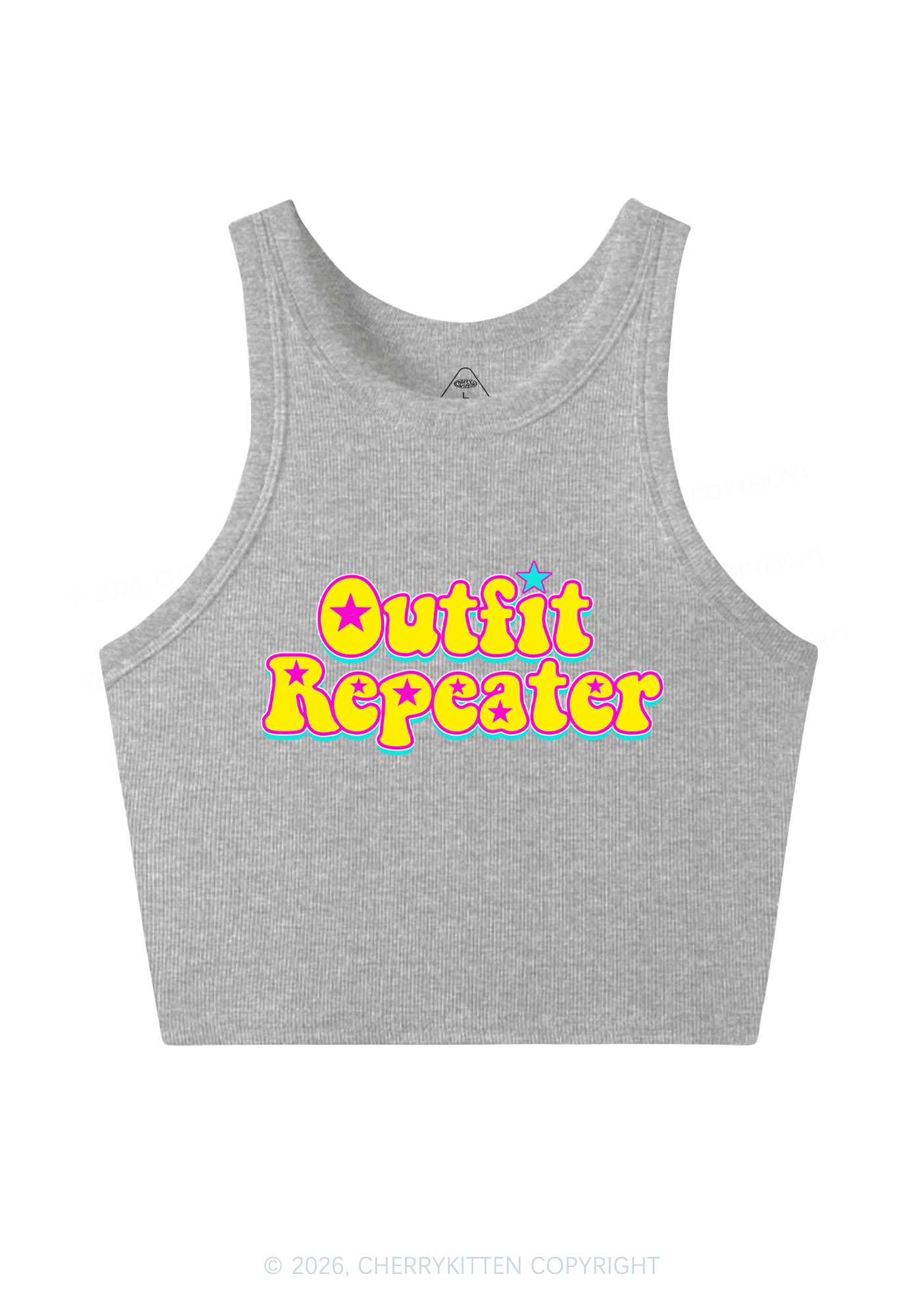 Outfit Repeater Y2K Crop Tank Top Cherrykitten