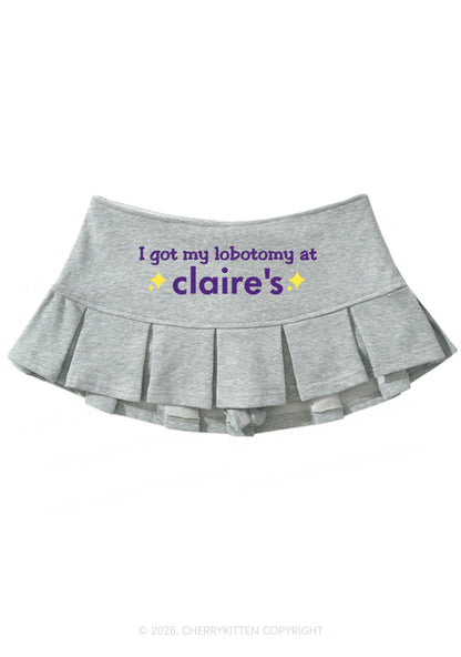 I Got My Lobotomy At Claires Y2K Mini Pleated Skirts Cherrykitten