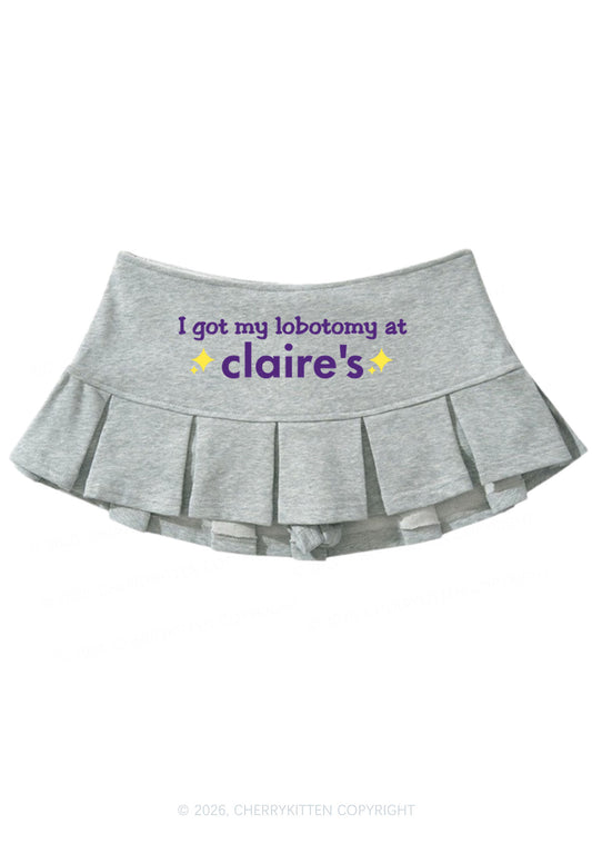 I Got My Lobotomy At Claires Y2K Mini Pleated Skirts Cherrykitten