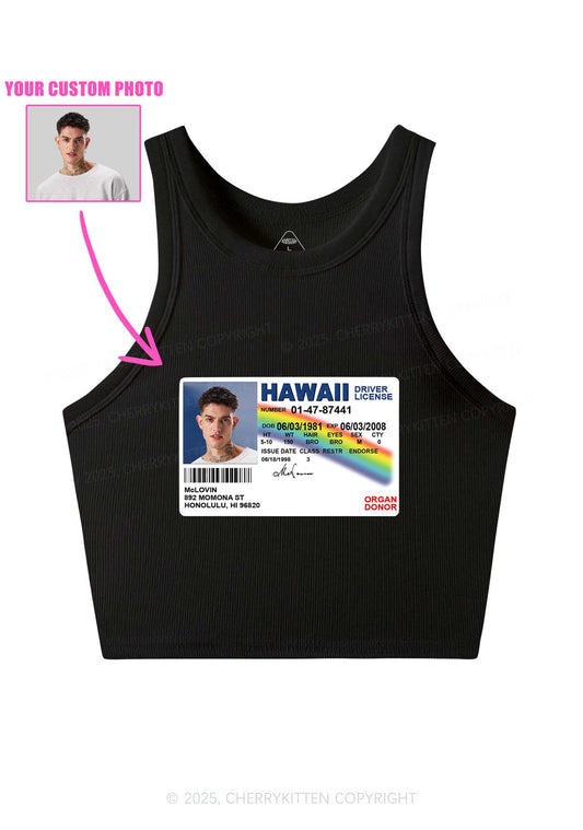 Custom MCL ID Y2K Crop Tank Top Cherrykitten