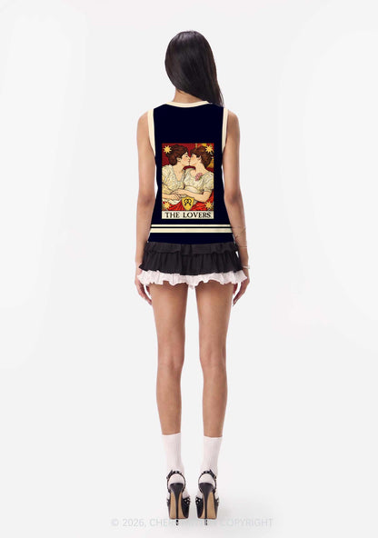Redhead Women Kissing Pride Y2K Sport Jersey Tank Cherrykitten