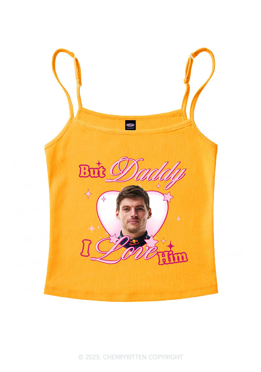 Daddy I Love The Driver Y2K Spaghetti Strap Cami Cherrykitten
