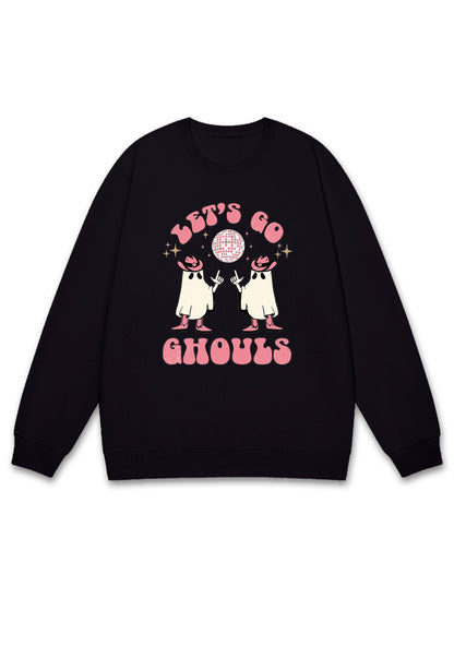 Let's Go Ghouls Halloween Y2K Sweatshirt Cherrykitten