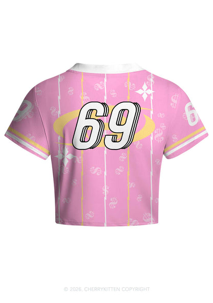 Best Ex Girlfriend Y2K Crop Football Jersey Shirts Cherrykitten