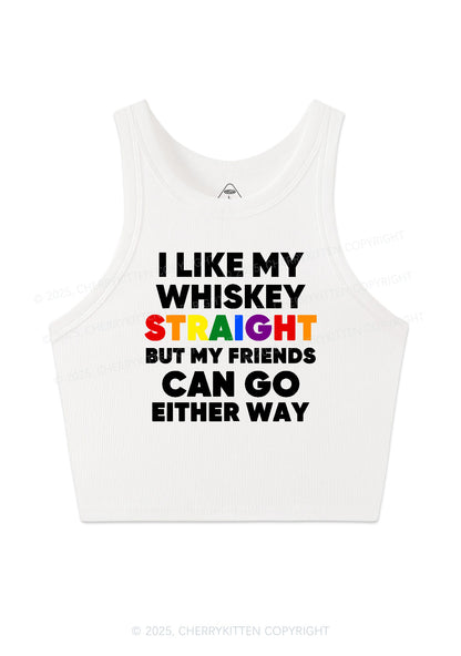 I Like Straight Pride Y2K Crop Tank Top Cherrykitten