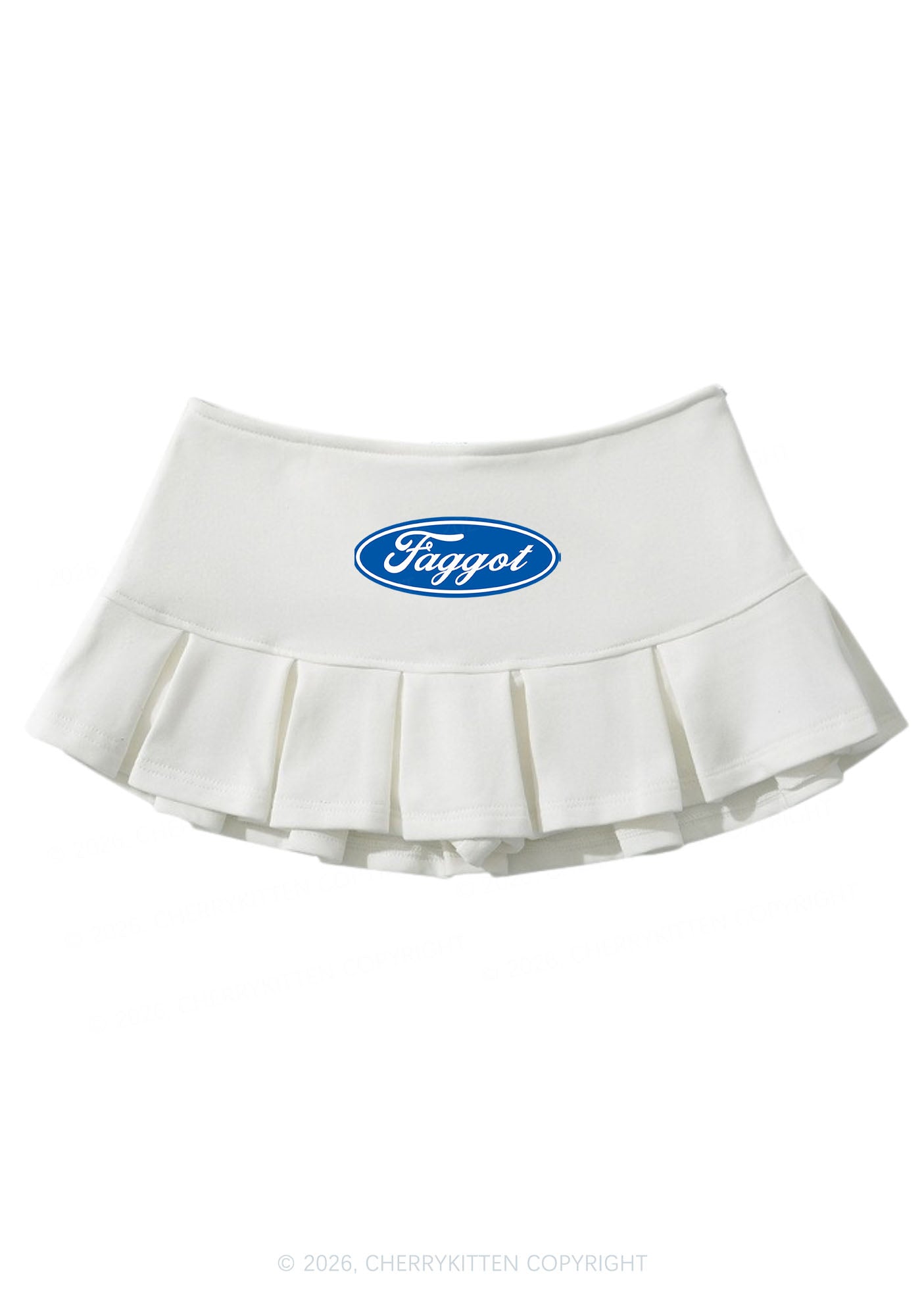 Faggot Pride Y2K Mini Pleated Skirts Cherrykitten