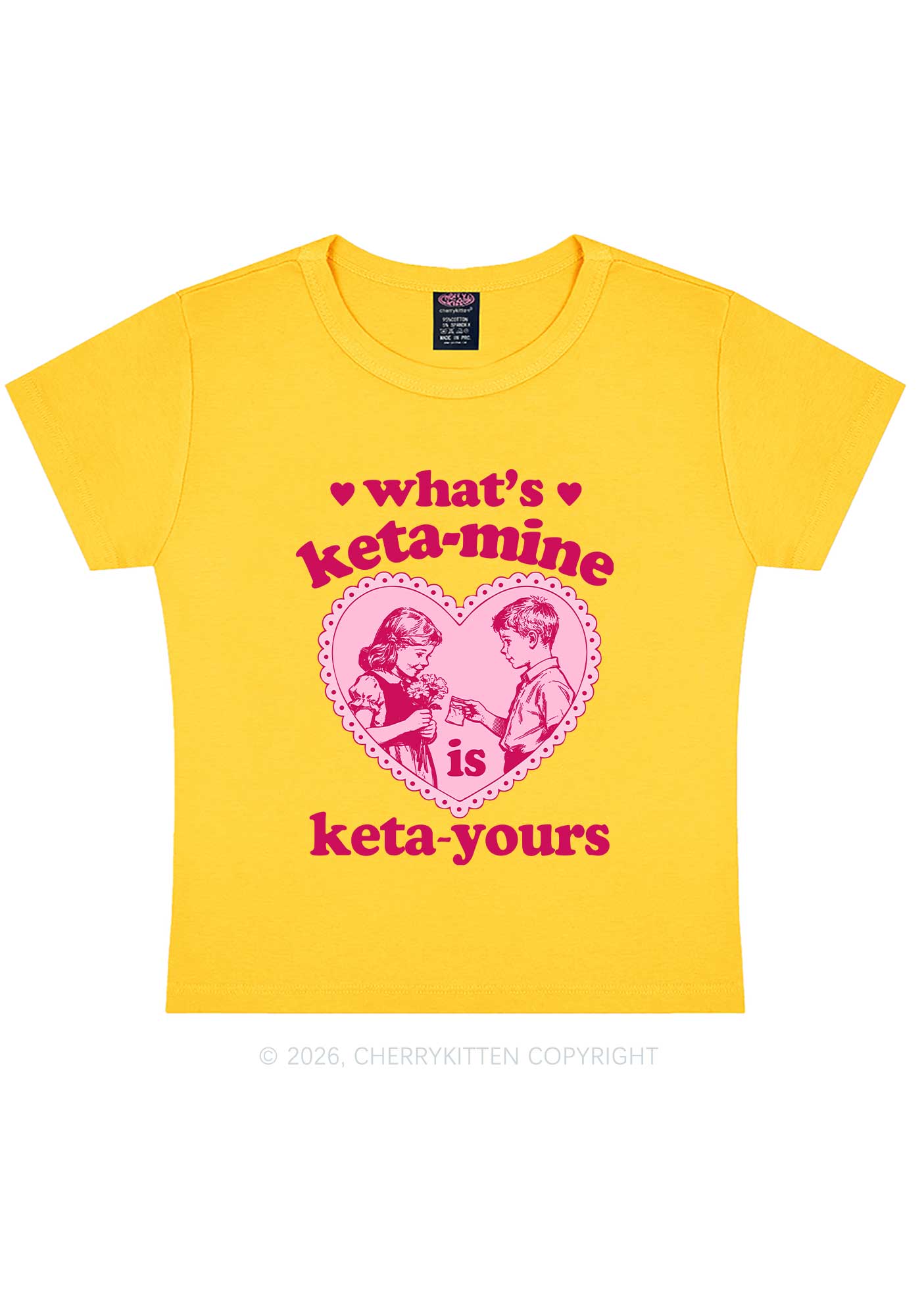 Whats Kxxamine Y2K Baby Tee Cherrykitten