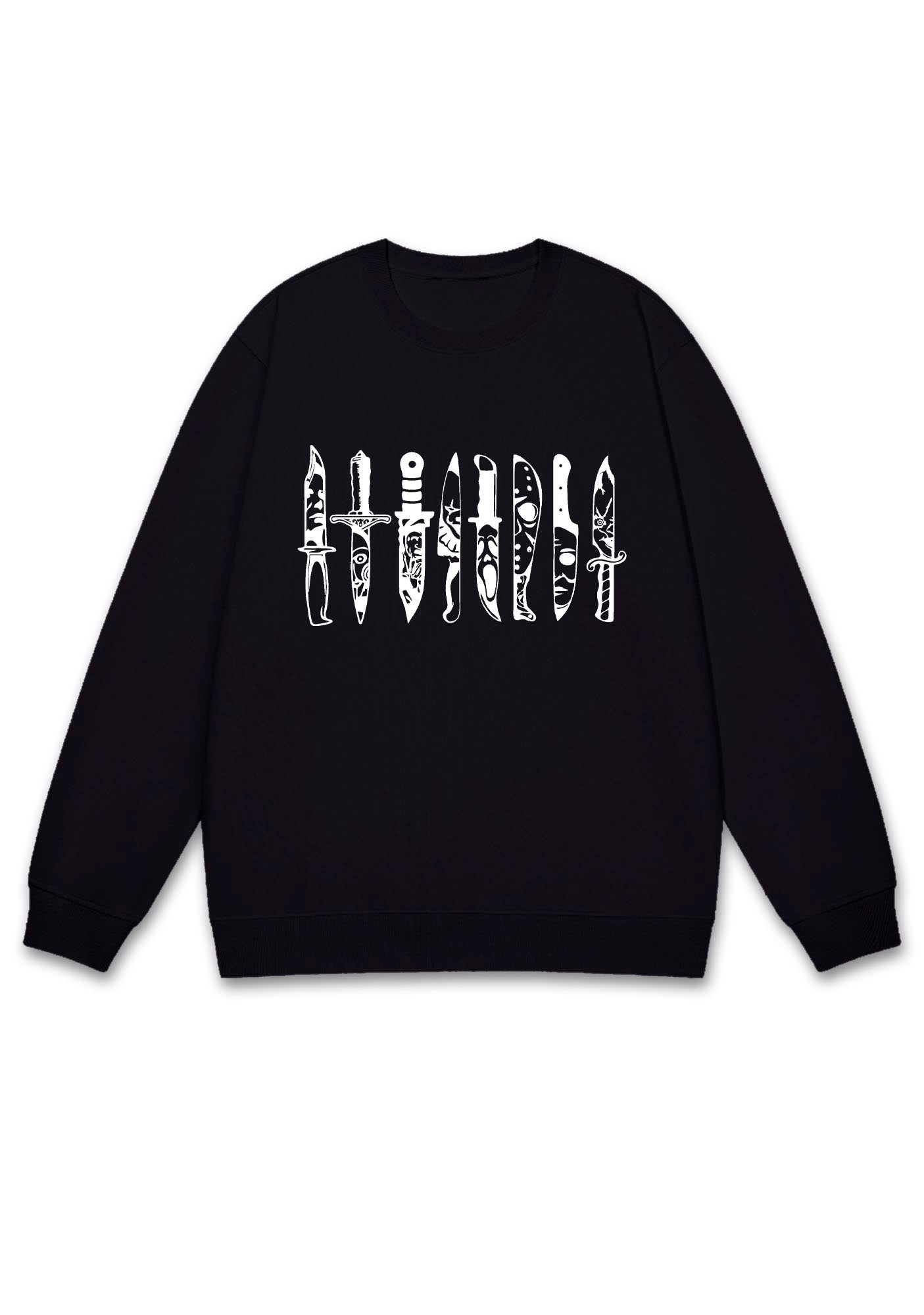 Grimace Daggers Halloween Y2K Sweatshirt Cherrykitten