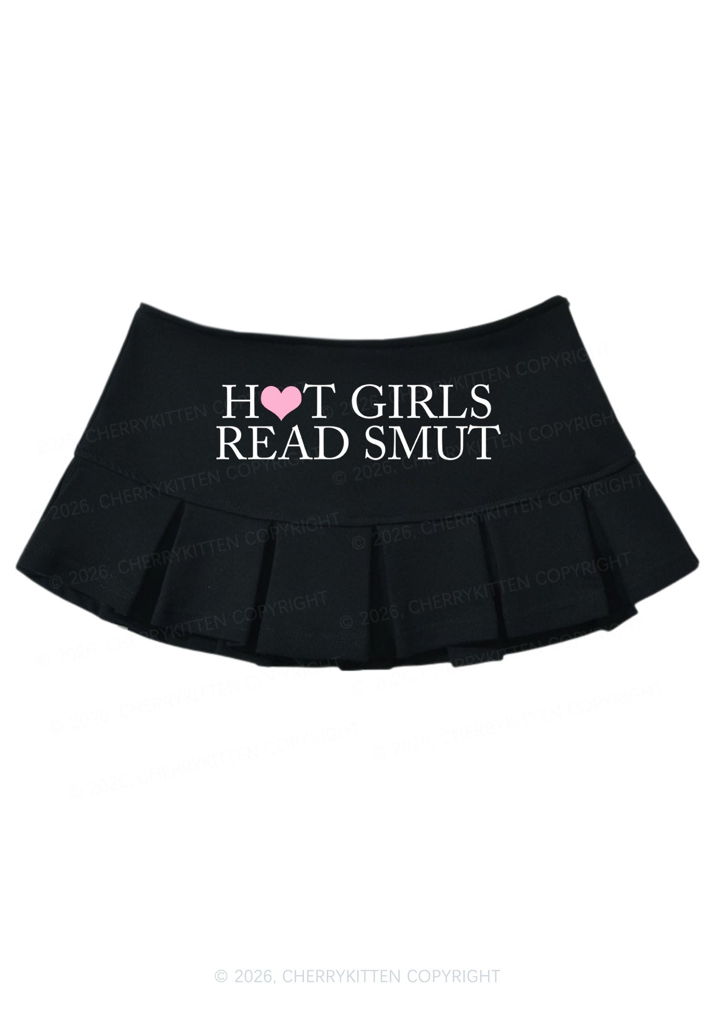 Hot Girls Read Smut Y2K Mini Pleated Skirts Cherrykitten