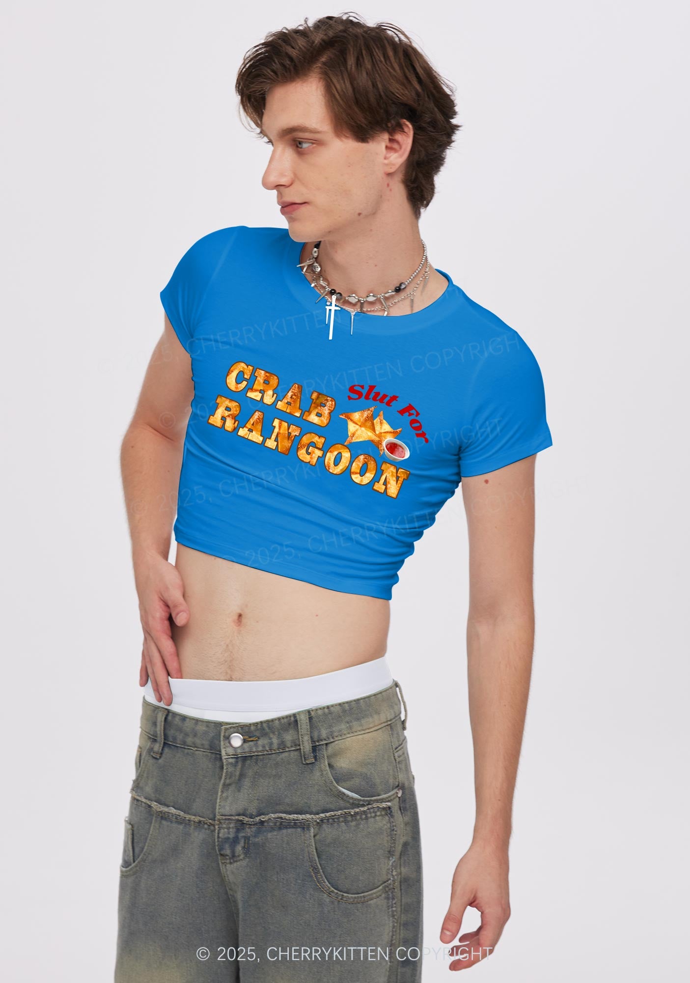 Slxt For Carb Rangoon Y2K Baby Tee Cherrykitten